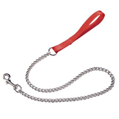 Camon Guinzaglio Catena Acciaio Rosso 800x12mm Camon Guinzaglio Catena Acciaio Rosso 800x12mm